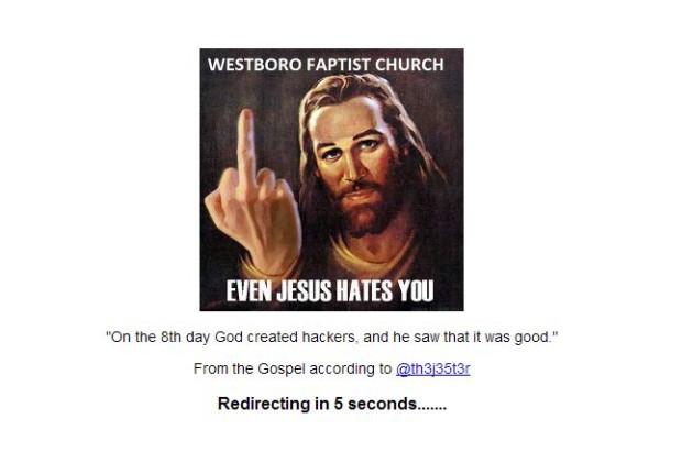 hackeo a Westboro Baptist Church