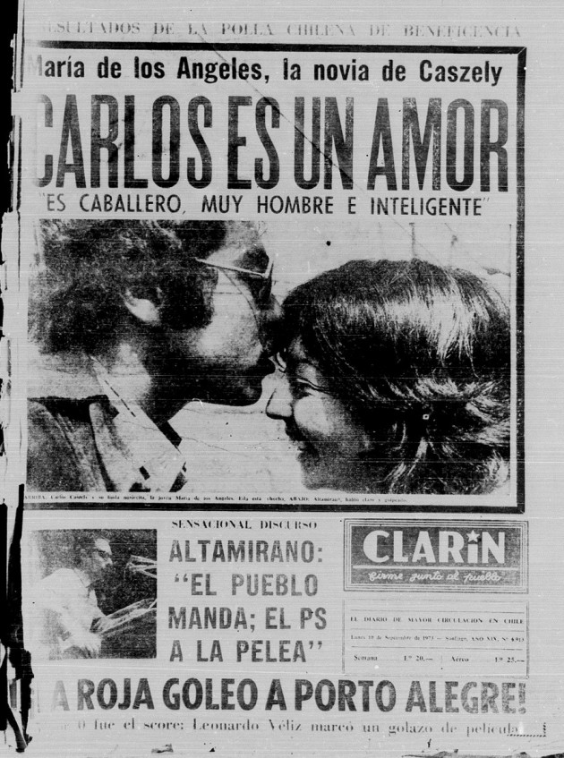 Portada El Clarín, 10 de septiembre de 1973