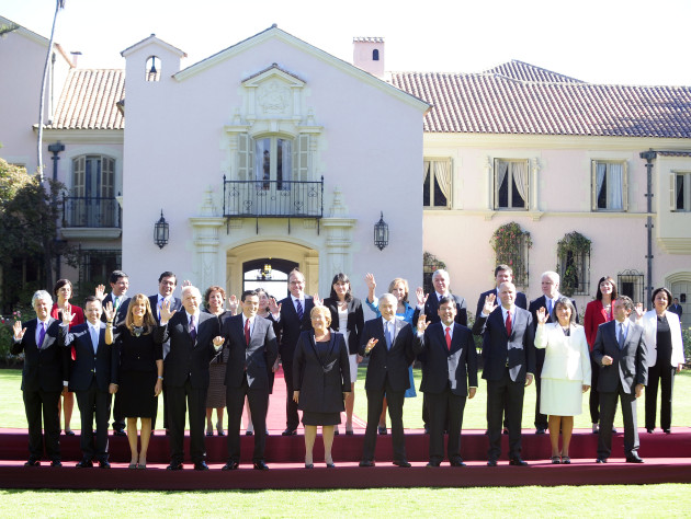 // Agencia UNO - Primera foto oficial Gabinete de Michelle Bachelet