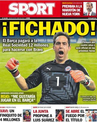 Claudio Bravo fichado