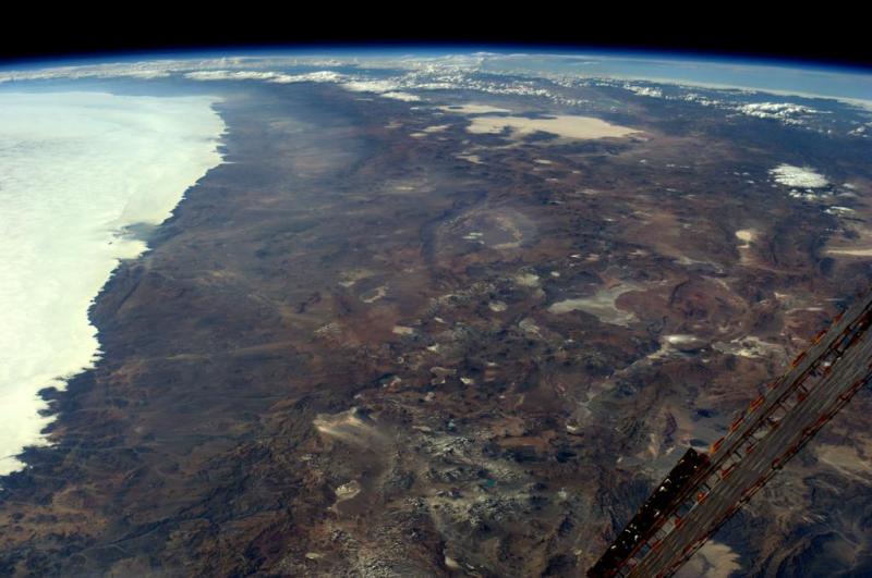 chile desde el espacio