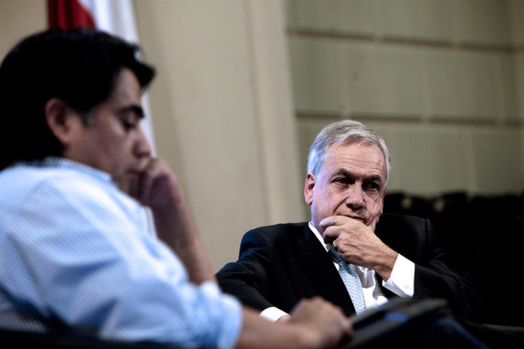 Sebastián Piñera vs Cayuqueo