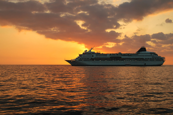 sunset cruise ship