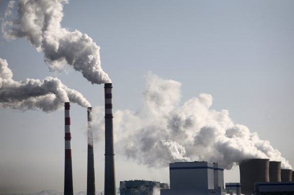 Smoke billows from a power plant in Wuzhong, of the Ningxia Hui Autonomous Region