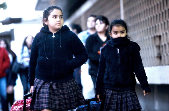 Primer día de clases en Concepción