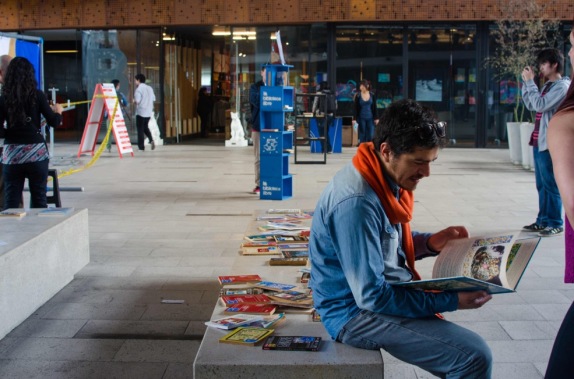 La Biblioteca Libre en el Gam. 