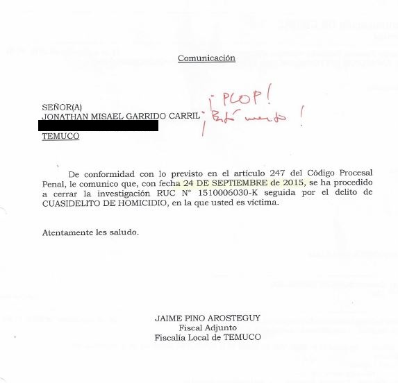 recorte notificación