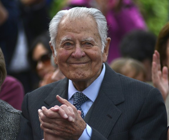 Ceremonia reconocimiento como hijo ilustre de Providencia a Patricio Aylwin Azcar