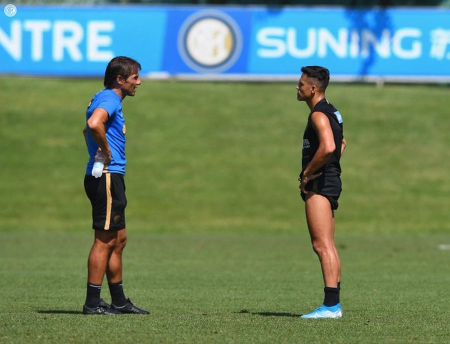 alexis entrenamiento inter