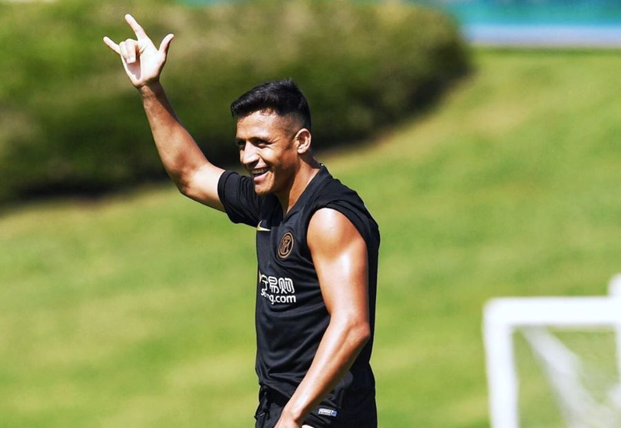 alexis entrenamiento inter