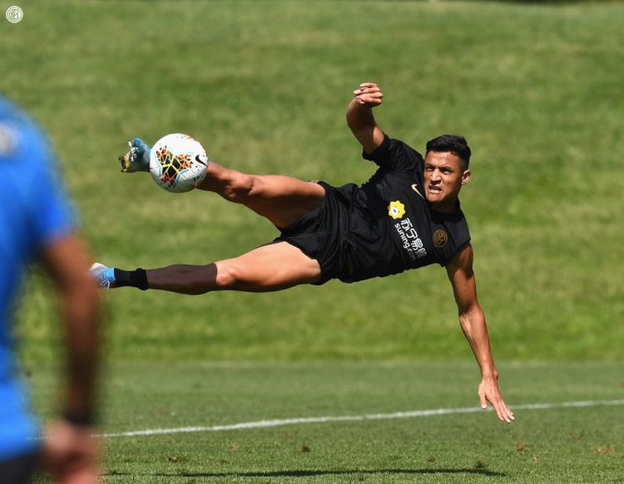 alexis entrenamiento inter