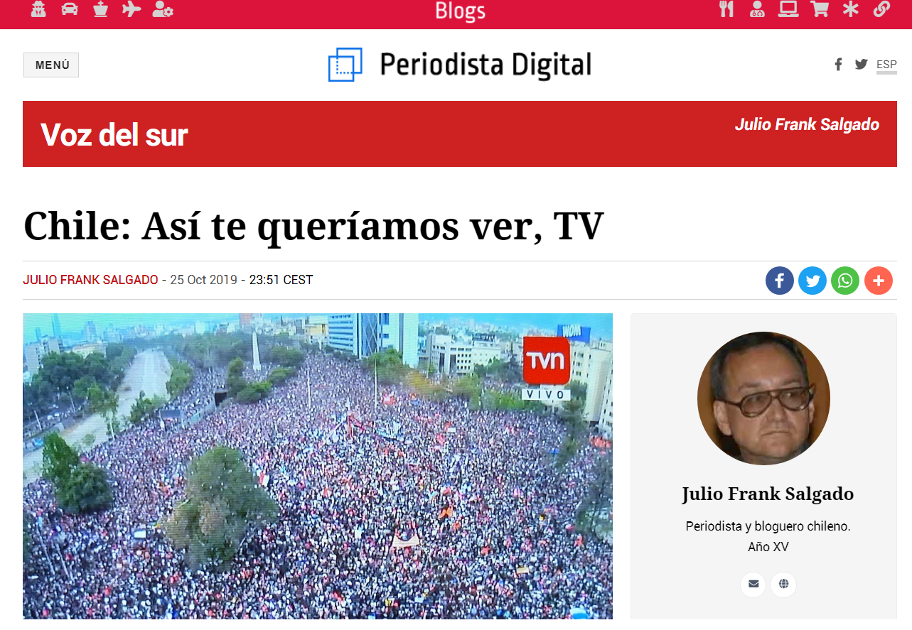 "Chile, Así Te Queríamos Ver": Prensa Internacional Reacciona Tras ...