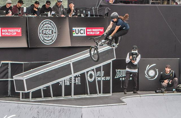 Macarena Perez Plata En Mundial De Bmx Esto Va Dedicado A Todo El Pueblo Chileno Mujer Dinamo