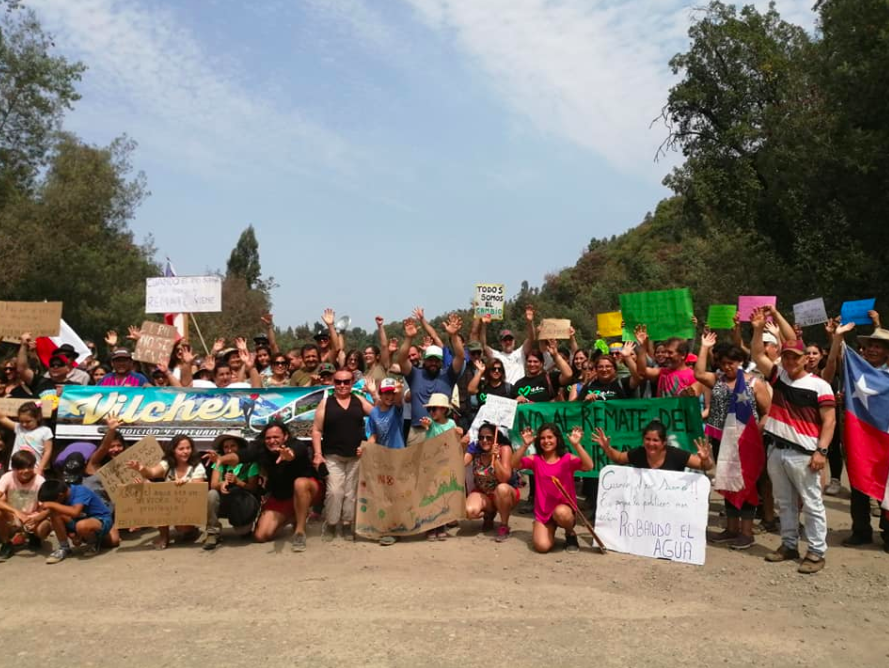 remate de aguas del río Lircay