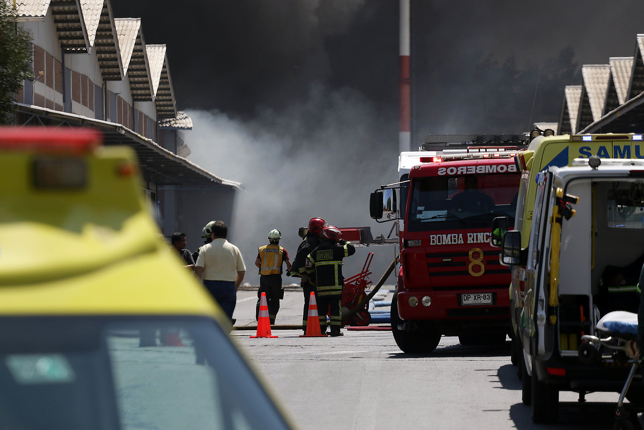 bodega incendio pudahuel