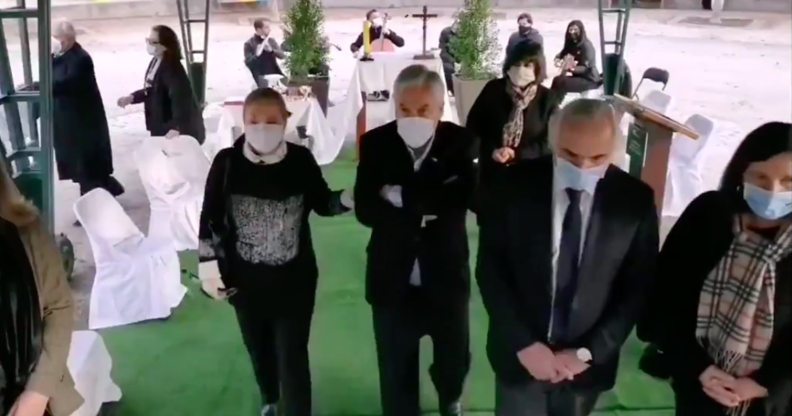 funeral de Bernardino Piñera