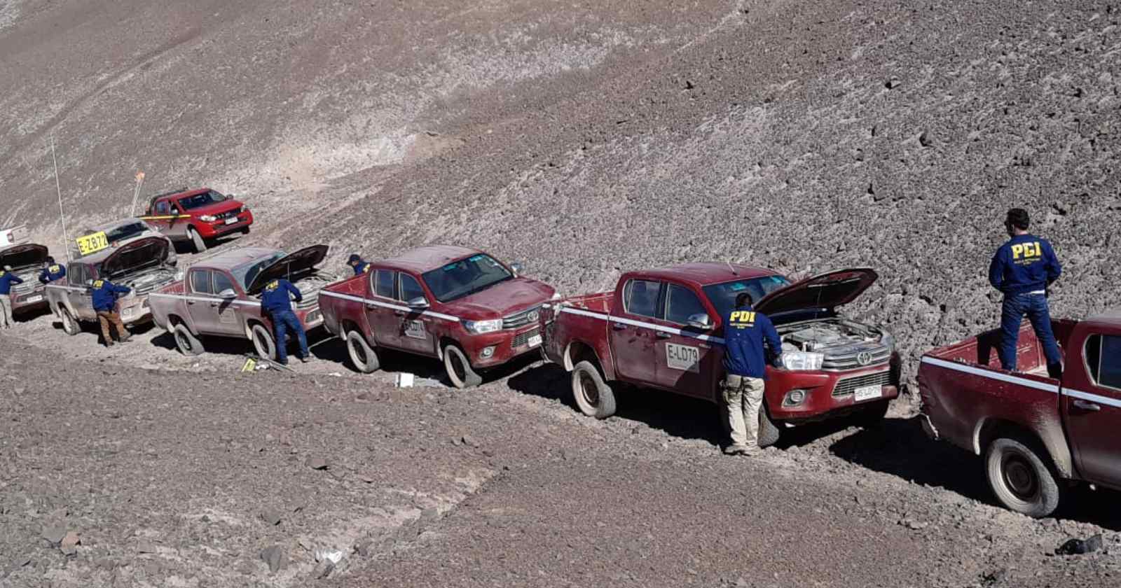 camionetas Minera Escondida