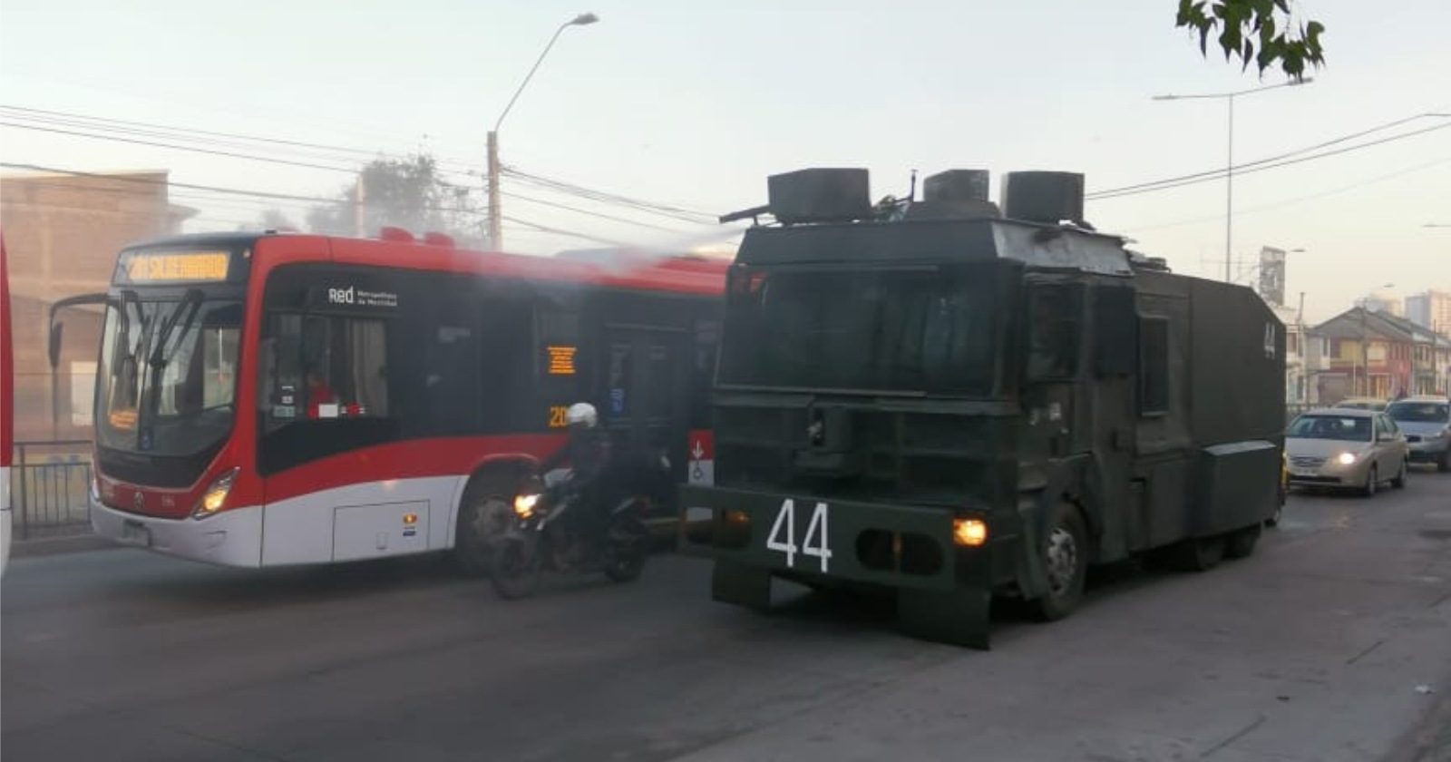 independencia carro lanza agua