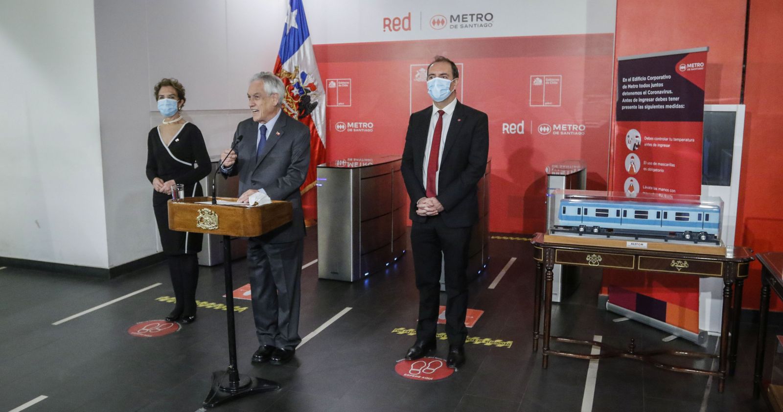 Piñera Metro protestas