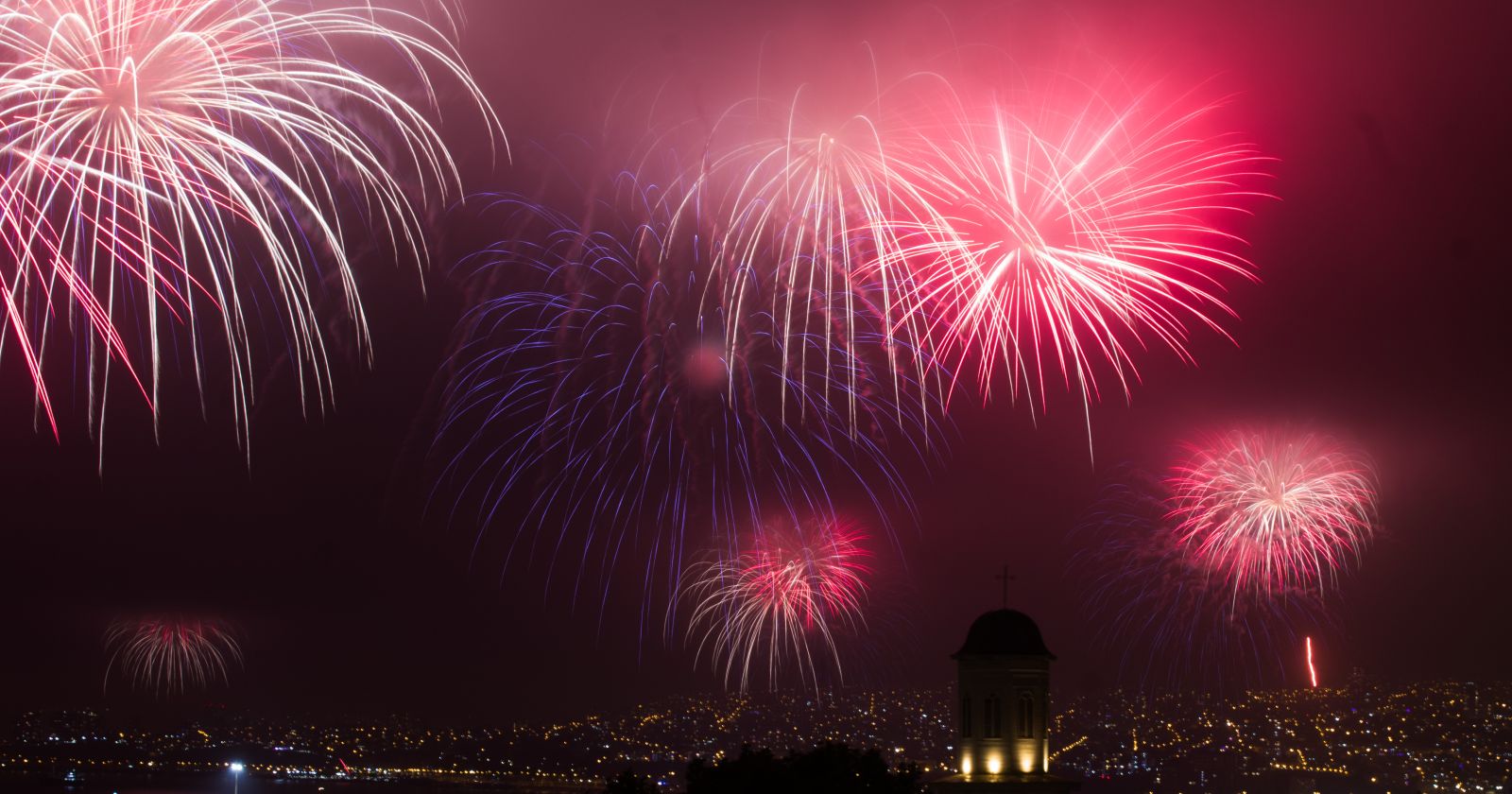 fuegos artificiales año nuevo