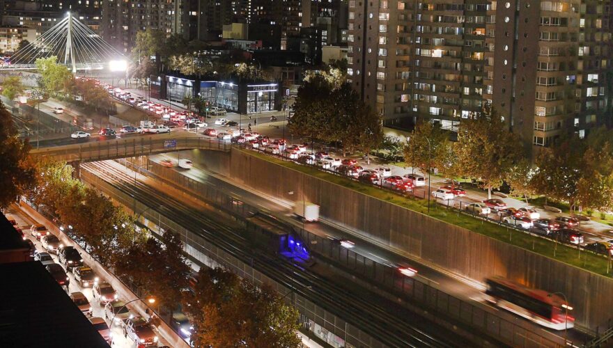 Kilométricos tacos en Santiago: imagen referencial