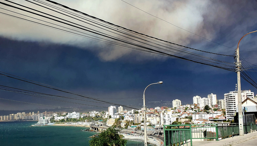 Incendios en la Región de Valparaíso: bajas temperaturas ayudarán a la no propagación de focos