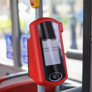 validadores puertas traseras buses red transporte