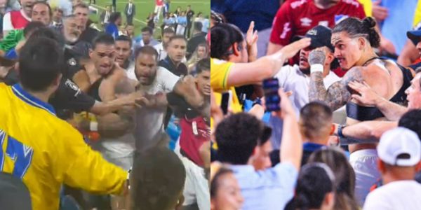 pelea jugadores uruguay colombia copa américa