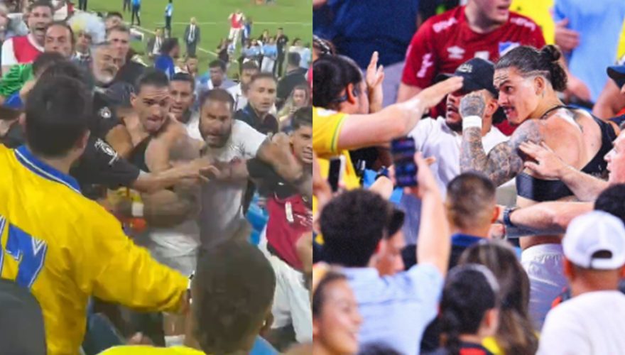 pelea jugadores uruguay colombia copa américa