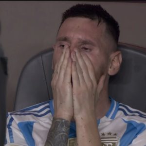 llanto Lionel Messi final copa américa 2024