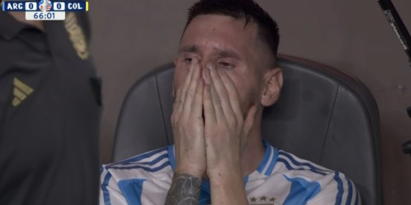 llanto Lionel Messi final copa américa 2024