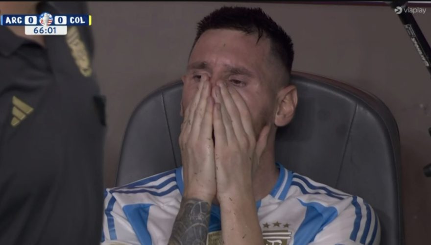 llanto Lionel Messi final copa américa 2024