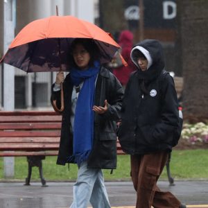 sistema frontal región Metropolitana lluvia en Santiago