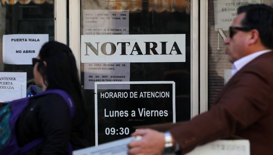 Senado notarios