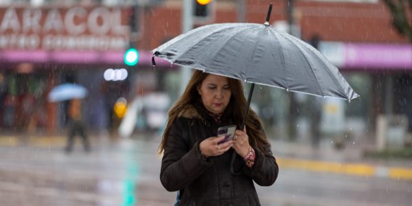 sistema frontal dónde lloverá este fin de semana regiones