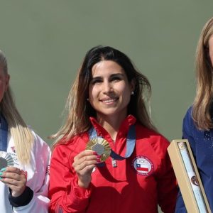 Francisca Crovetto final tiro skeet Juegos Olímpicos París 2024