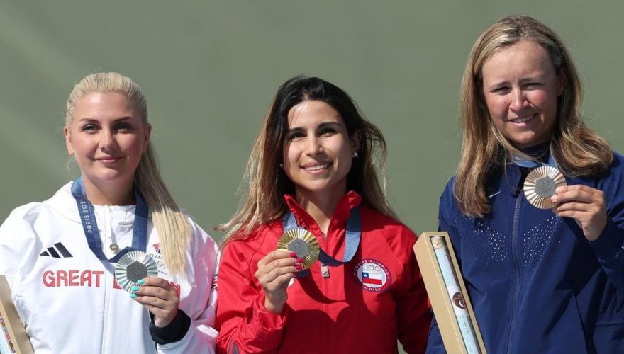 Francisca Crovetto final tiro skeet Juegos Olímpicos París 2024