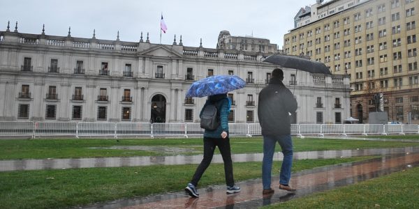 Lluvia en Santiago Región Metropolitana