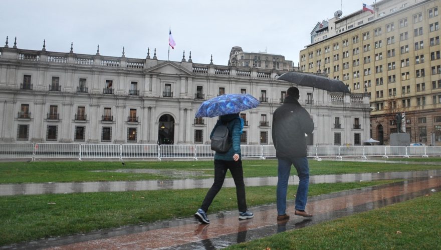 Lluvia en Santiago Región Metropolitana