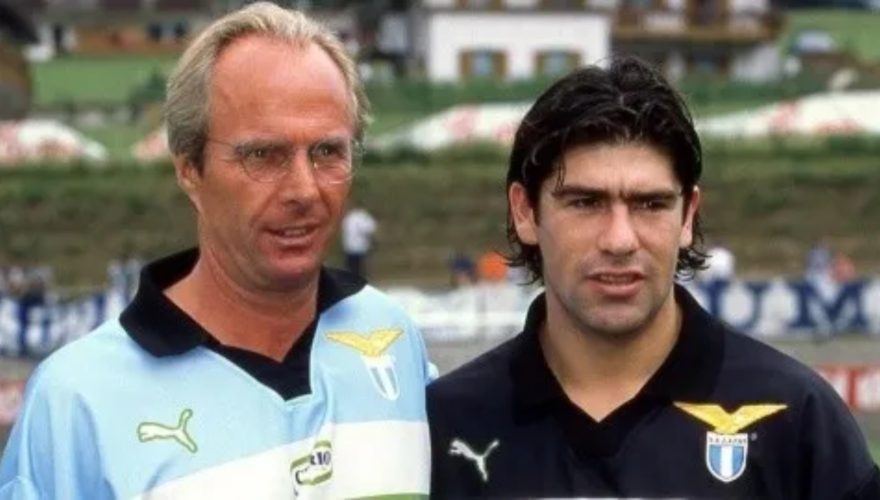 Sven Goran Eriksson Marcelo Salas Lazio