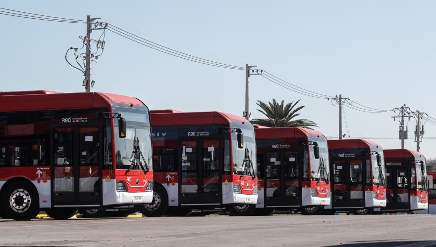 buses eléctricos red zona sur santiago Región Metropolitana