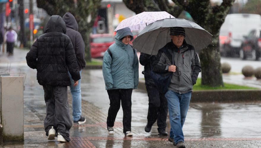 lluvia en Santiago