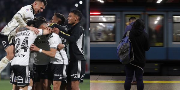 Metro de santiago extensión horario partido Colo Colo