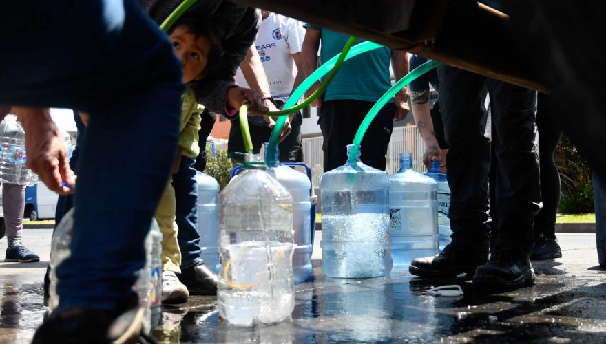 corte de agua en Ñuñoa y Providencia