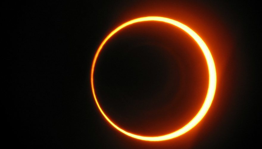 Eclipse solar anular Chile anillo de fuego