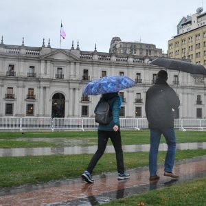 Pronostico del tiempo lluvia en Santiago