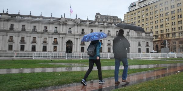 Pronostico del tiempo lluvia en Santiago