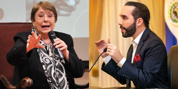 Nayib Bukele Michelle Bachelet