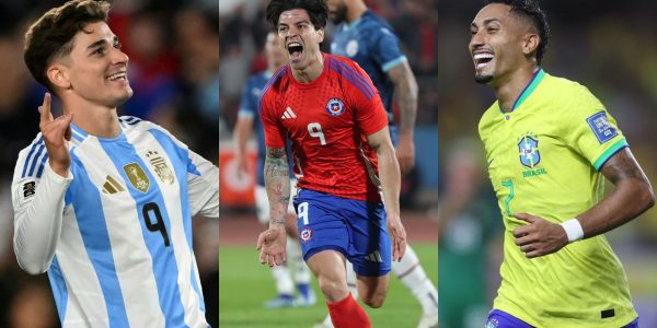 partidos televisión abierta Chile Brasil eliminatorias sudamericanas mundial 2026