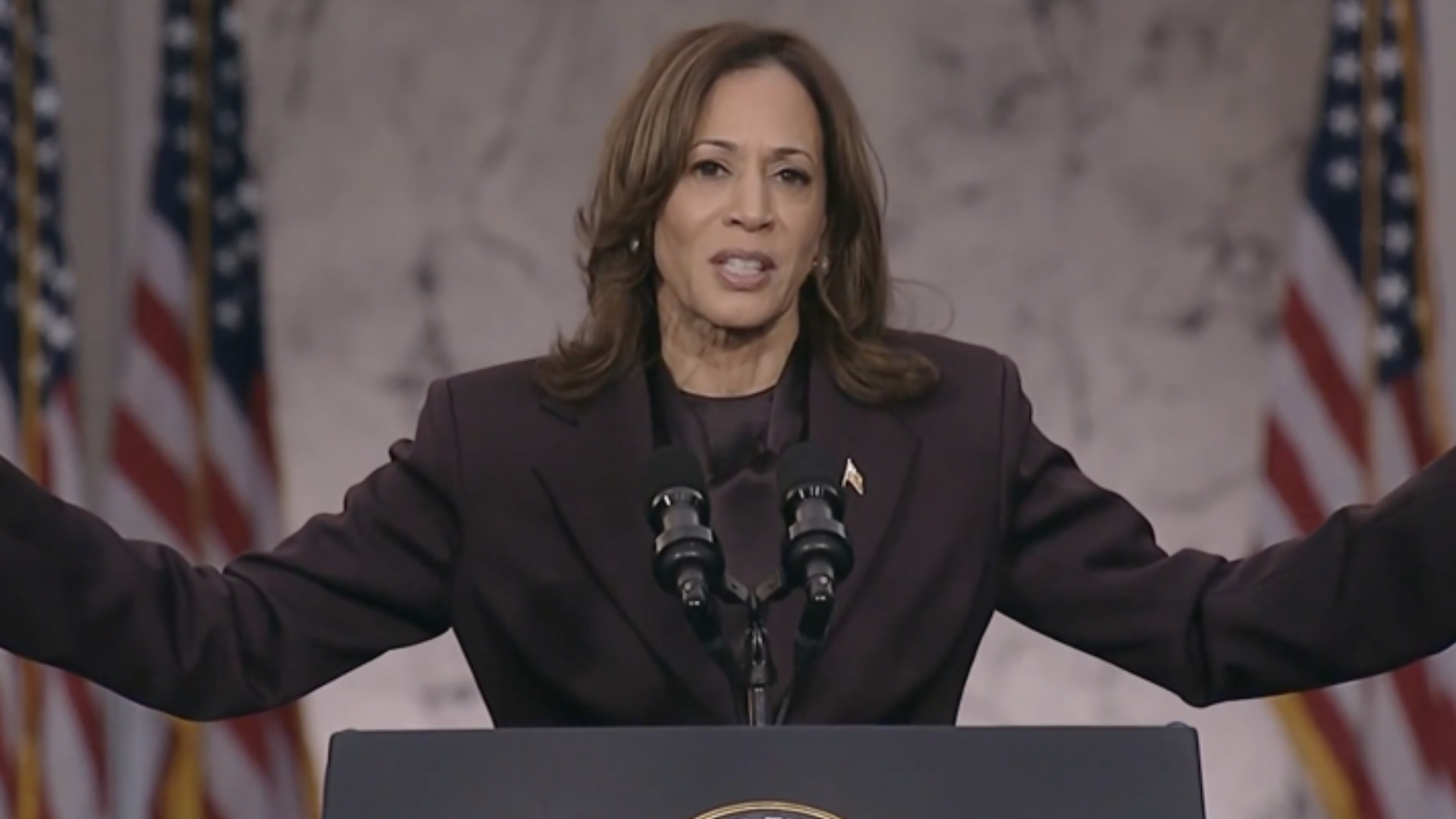 Kamala Harris: “Si bien reconozco esta elección, no renuncio a la lucha que impulsó esta campaña”